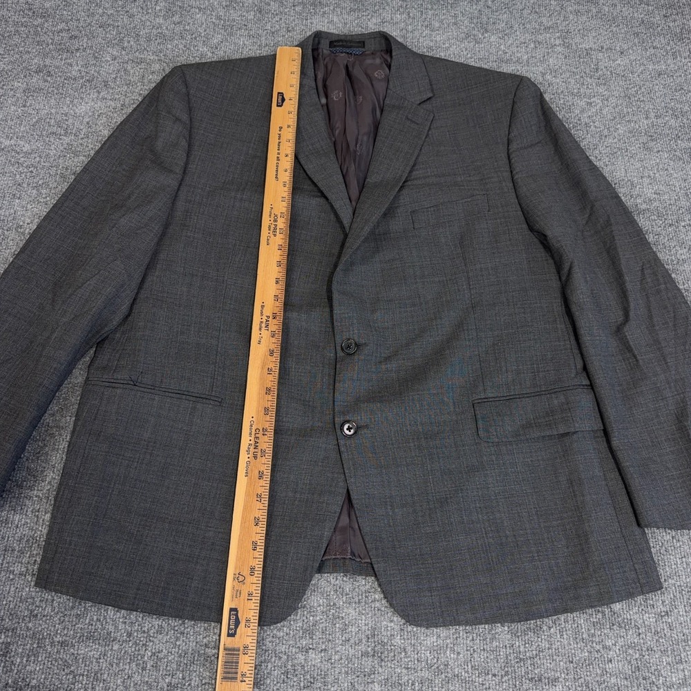 Ralph Lauren Blazer Jacket Men 48R Gray Wool Stretch Business Casual Sport Coat - Picture 5 of 13